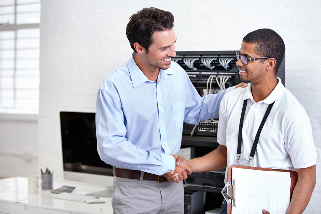 An SMB signs onto a HaaS contract with Managed IT